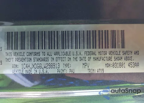 2020 Jeep Wrangler Unlimited Sport S 4X4 из США, поврежденный, VIN 1C4HJXDG6LW298913